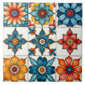 Farblich, mediterran, mosaik, fliese (Vorderseite)