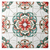 Farblich, mediterran, mosaik, fliese (Vorderseite)