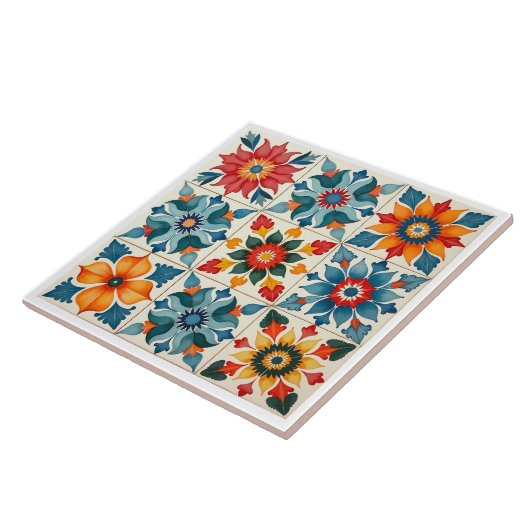 Farblich, mediterran, mosaik, fliese (Seite)