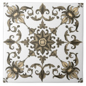 Farblich, mediterran, mosaik, grün, fliese (Vorderseite)