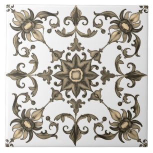 Farblich, mediterran, mosaik, grün, fliese