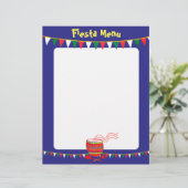 Farblich mexikanischer Speisekarten (Stehend Vorderseite)