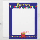 Farblich mexikanischer Speisekarten (Vorne/Hinten)