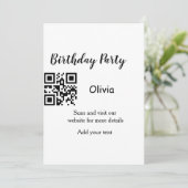 Farblich minimaler Zusatz des Bildnamens Einladung (Stehend Vorderseite)