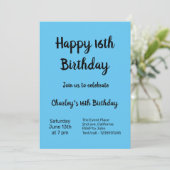 Farblich minimaler Zusatz des Bildnamens Einladung (Stehend Vorderseite)