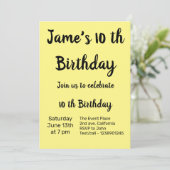 Farblich minimaler Zusatz des Bildnamens Einladung (Stehend Vorderseite)