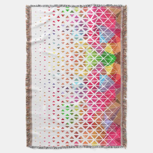 Farblich mit geometrischem Muster Decke (Vorderseite Vertikal)