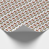 Farblich modern Abstrakt Geschenkpapier (Ecke)