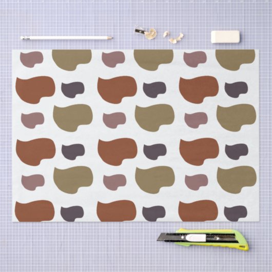 Farblich modern Abstrakt Seidenpapier (Handwerk)