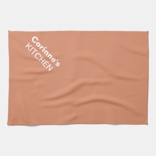 Farblich passende Kupfer-Küchenplatte Geschirrtuch (Horizontal)