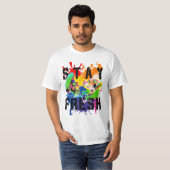 Farblich Platsch T-Shirt (Vorne ganz)