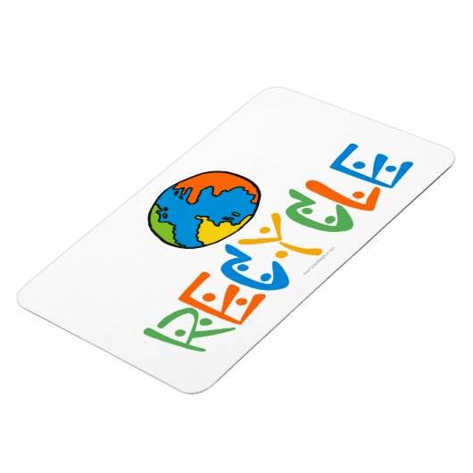 Farblich Recycelnd Magnet (Linke Seite)
