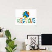 Farblich Recycelnd Poster (Heimbüro)