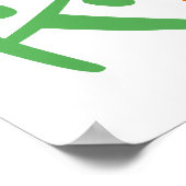 Farblich Recycelnd Poster (Ecke)