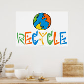 Farblich Recycelnd Poster (Küche)