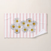 Farblich, romantisch, Streifen, Blume Badhandtuch Set (Handtuch)