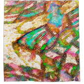 Farblich - rustikal und grob wie grob duschvorhang (Vorderseite)