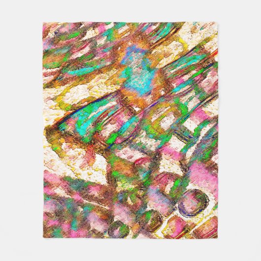 Farblich - rustikal und grob wie grob fleecedecke (Vorderseite)