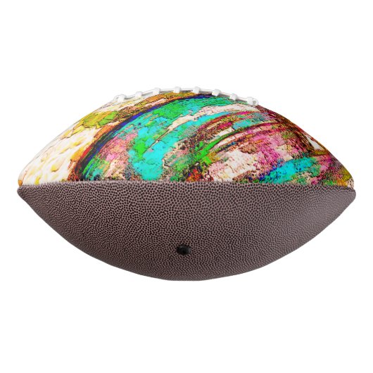 Farblich - rustikal und grob wie grob football (Gedreht 270)