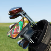 Farblich - rustikal und grob wie grob golf headcover (In Situ)