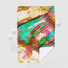 Farblich - rustikal und grob wie grob golfhandtuch