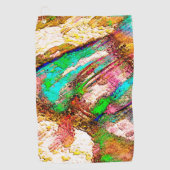 Farblich - rustikal und grob wie grob golfhandtuch (Vorderseite)