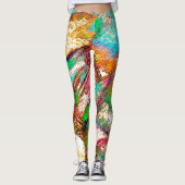 Farblich - rustikal und grob wie grob leggings (Vorderseite)
