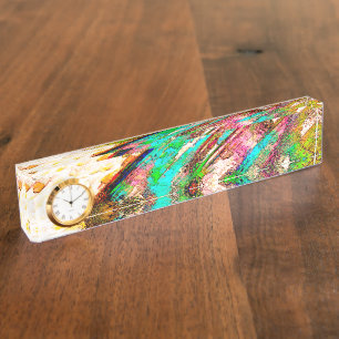 Farblich - rustikal und grob wie grob namensplakette