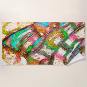 Farblich - rustikal und grob wie grob strandtuch (Vorderseite)