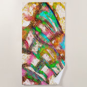 Farblich - rustikal und grob wie grob strandtuch (Vorderseite)