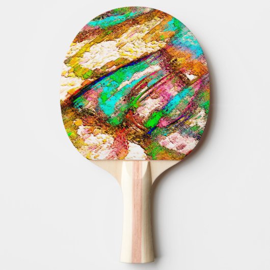 Farblich - rustikal und grob wie grob tischtennis schläger (Vorderseite)