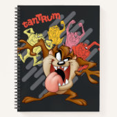 Farblich "Tantrum" TAZ™ Notizblock (Vorderseite)