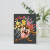 Farblich "Tantrum" TAZ™ Postkarte (Stehend Vorderseite)