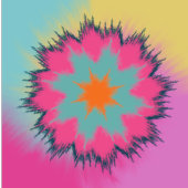 Farblich und blumenreich geschenkpapier