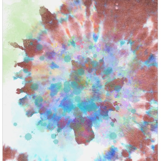 Farblich und blumenreich geschenkpapier