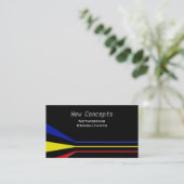 Farblich und modern visitenkarte (Stehend Vorderseite)