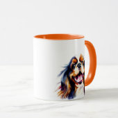 Farblich und niedlich Cavalier King Charles Spanie Tasse (VorderseiteRechts)