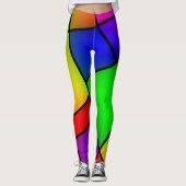 Farblich verklebtes Glas Leggings (Vorderseite)