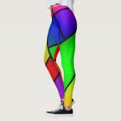 Farblich verklebtes Glas Leggings (Links)