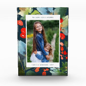 farblich | Vertikale Marine | Urlaub Fotoblock (Vorderseite)