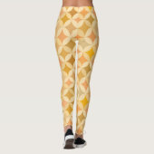 Farblich Vintag: abstraktes Muster. Leggings (Rückseite)