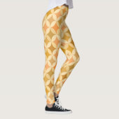 Farblich Vintag: abstraktes Muster. Leggings (Rechts)