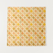 Farblich Vintag: abstraktes Muster. Wandteppich (Vorderseite (Horizontal))
