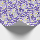 Farblich Vintag: Muster nahtloser Blume Geschenkpapier (Ecke)
