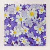 Farblich Vintag: Muster nahtloser Blume Puzzle (Horizontal)