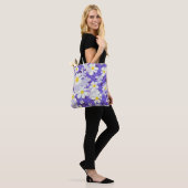 Farblich Vintag: Muster nahtloser Blume Tasche (Am Model)