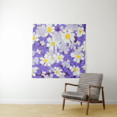 Farblich Vintag: Muster nahtloser Blume Wandteppich (Beispiel (Horizontal))