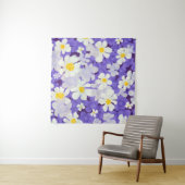 Farblich Vintag: Muster nahtloser Blume Wandteppich (Beispiel)