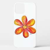 Farblich weißes Orange und Gelb Case-Mate iPhone Hülle (Rückseite)