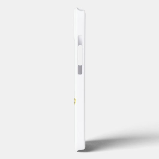 Farblich weißes Orange und Gelb Case-Mate iPhone Hülle (Rückseite / Links)